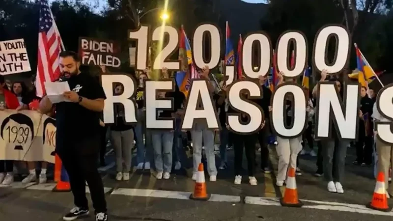 «Իր լռությամբ Ջո Բայդենը մեղսակից է դառնում ԼՂ-ում շարունակվող հայերի ցեղասպանությանը». Կալիֆոռնիայի հայերն ակցիա են անցկացնում