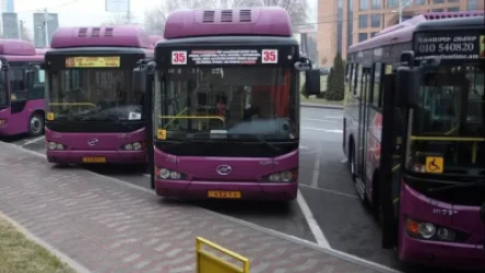 25 ավտոբուսներ Երևանից ուղևորվել են Խնձորեսկ՝ ԼՂ-ից տեղահանված անձանց մարզեր տեղափոխելու համար