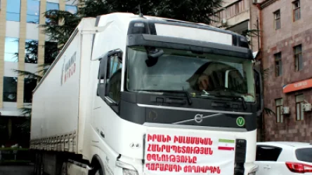 Իրանի՝ Արցախից բռնի տեղահանված անձանց համար ուղարկված հումանիտար բեռը Սյունիք է հասել