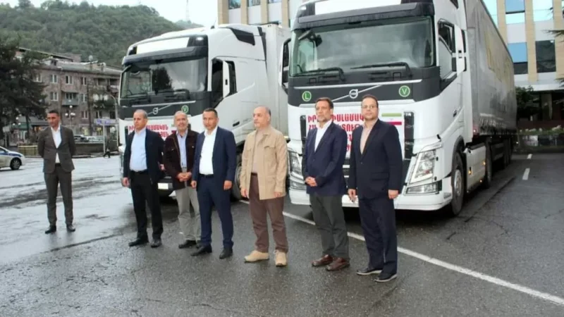 Photos: Nearly 60 Tons of Humanitarian Aid from Iran Arrives in Armenia for Artsakh Armenians