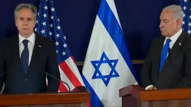 Բլինկենը հայտարարել է, որ Իսրայել է եկել ոչ միայն որպես ԱՄՆ պաշտոնյա, այլև որպես հրեա