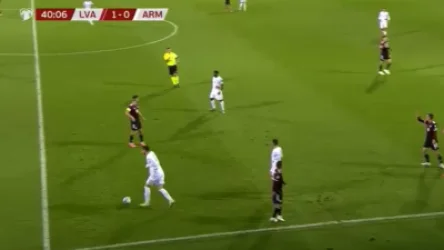 1-0. Լատվիան բացեց խաղի հաշիվը