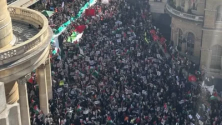 ՏԵՍԱՆՅՈՒԹ. Լոնդոնում պաղեստինցիներին աջակցող զանգվածային ցույց է տեղի ունենում