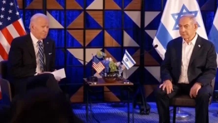 ՏԵՍԱՆՅՈՒԹ․ Լրագրողներին դուրս են բերել այն սենյակից, որտեղ Բայդենն ու Նեթանյահուն ասուլիս էին հրավիրել