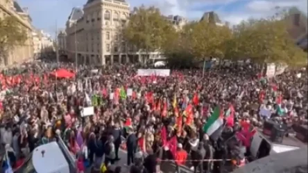 ՏԵՍԱՆՅՈՒԹ․ Ֆրանսիայում հազարավոր փարիզցիներ հավաքվել են հրապարակում՝ ի պաշտպանություն Պաղեստինի