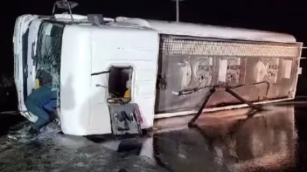 Կապան-Գորիս ճանապարհին կողաշրջվել է դիզվառելիքով ավտոցիստեռն․ կա տուժած