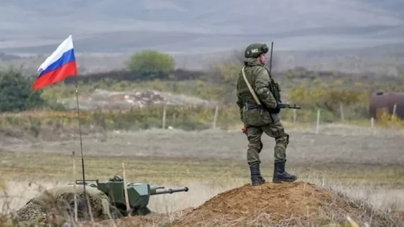 Photograph: Artsakh as Azerbaijan's Economic Region, Stepanakert as Khankendi. Daily Report of the Russian Ministry of Defense