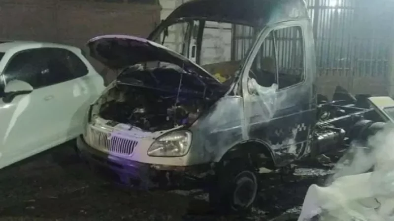 Photos: Vehicles Burned in Fire at Auto Repair Shop
