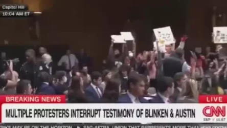 ՏԵՍԱՆՅՈՒԹ. ԱՄՆ-ում ցուցարարները Բլինքենի ելույթի ժամանակ ներխուժել են Կոնգրես