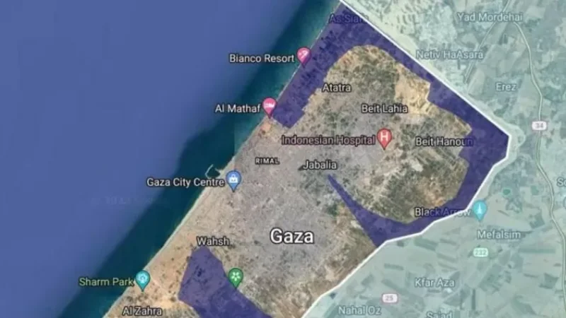 Photo: IDF Attempts to Encircle Gaza and Other Cities