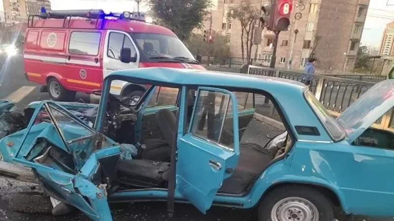 Խոշոր ավտովթար` Երևանում. կան տուժածներ