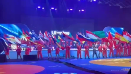 ՏԵՍԱՆՅՈՒԹ. Կադրեր` սամբոյի աշխարհի առաջնության բացման արարողությունից