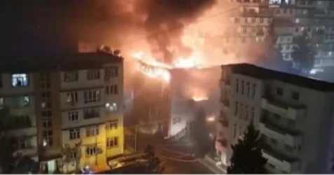 ՏԵՍԱՆՅՈՒԹ․ Բաքվում կրկին խոշոր հրդեհ է բռնկվել