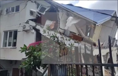 ՏԵՍԱՆՅՈՒԹ․ Իրավիճակը Սոչիում՝ եռահարկ շենքի փլուզումից հետո