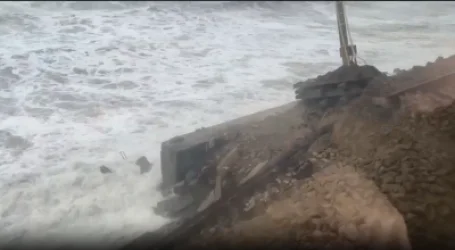 ՏԵՍԱՆՅՈՒԹ. Սոչիում ուժեղ ջրհեղեղը պոկել է Մոսկվա-Ադլեր երկաթգծի մի մասը