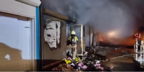 ՏԵՍԱՆՅՈՒԹ․ Հրդեհը մարվել է․ 4 հազար քառակուսի մետր այրված հագուստի շուկա․