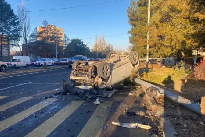 Աբովյան քաղաքում մեքենաներ են բախվել. կան տուժածներ