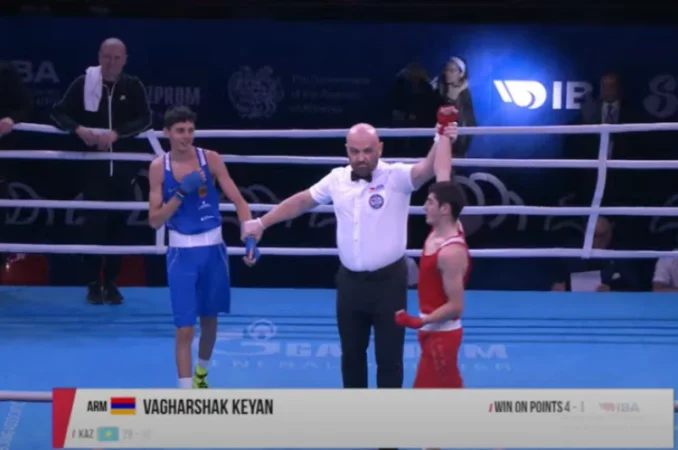 Բռնցքամարտի Վաղարշակ Քեյանը  նվաճեց չեմպիոնի կոչումը