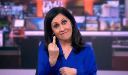 ՏԵՍԱՆՅՈՒԹ․ BBC-ի հաղորդավարուհին միջնամատ է ցույց տալիս ուղիղ եթերում