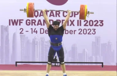 Ծանրորդ Գարիկ Կարապետյանը դարձավ Կատարի Գրան Պրիի բրոնզե մեդալակիր