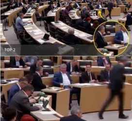 Գերմանացի պատգամավորին խորհրդարանում գարեջուր են բերել