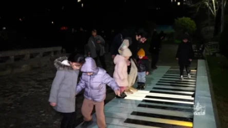 ՏԵՍԱՆՅՈՒԹ. Երևանի «Շողակաթ» զբոսայգում տեղադրվել է մեծ դաշնամուր, որը պետք է նվագել ոտքերով