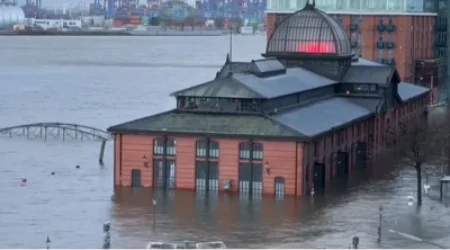 ՏԵՍԱՆՅՈՒԹ․ Եվրոպական մի քանի երկրներում փոթորիկ և ջրհեղեղ է․ տարածվում են կադրեր