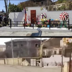 Ադրբեջանցիները շարունակում են կռիվ տալ հայկական խաչքարերի դեմ