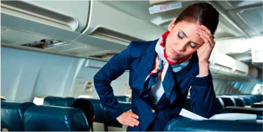 Ինքանաթիռի ուղևուրը կծել է բորտուղեկցորդուհու թևը