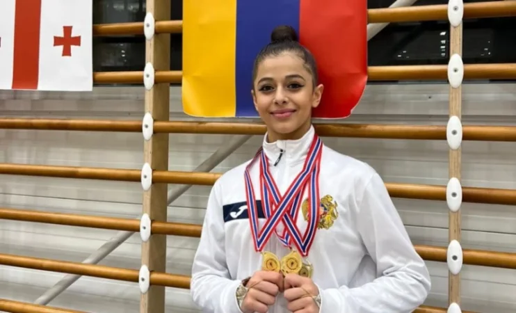 ԼՈՒՍԱՆԿԱՐՆԵՐ. Նորվեգիայում հայ մարմնամարզուհին 3 ոսկե մեդալ է նվաճել