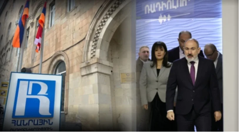 Արցախի դրոշը Փաշինյանի այցից առաջ անհայտ անձինք հեռացրել են Հանրային ռադիոյից. Factor