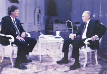 ԼՈՒՍԱՆԿԱՐ.  Թակեր Կարլսոնը հրապարակել է Վլադիմիր Պուտինի հետ հարցազրույցից կադր