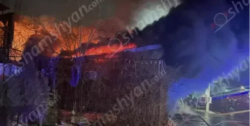 Խոշոր հրդեհ՝ Արամուսում․ հացատուն է այրվել․ Shamshyan