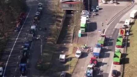 ՏԵՍԱՆՅՈՒԹ․ Գերմանիայի հետ սահմանին երկու սահմանային անցակետ արգելափակվել է լեհ ֆերմերների կողմից