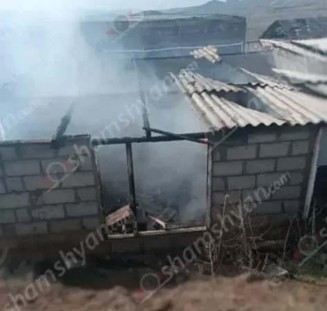 Տավուշի մարզում` կիսակառույց շինությունում, հրշեջները կրակը մարելուց հետո հայտնաբերել են տղամարդու դի