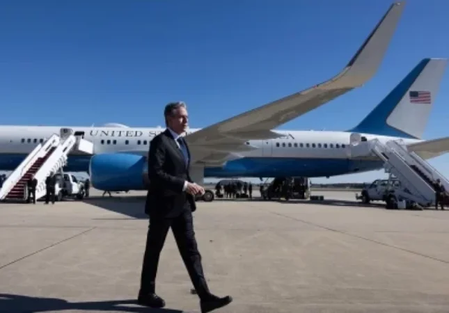 Ֆրանսիայում Բլինկենի ինքնաթիռը խափանվել է.  նա ստիպված է եղել ճանապարհը շարունակել մեքենայով