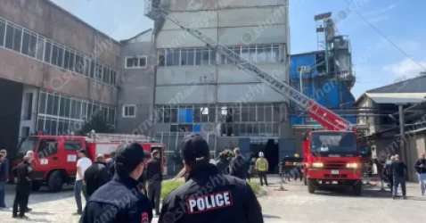 Հրդեհ՝ Սամվել Ալեքսանյանին պատկանող ձեթի գործարանում