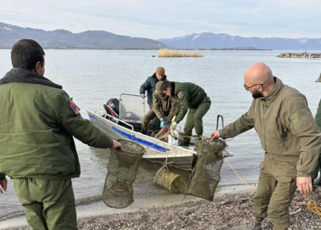 Սևանա լճից դուրս է բերվել ապօրինի տեղադրված 119 հատ խեցգետնաորսիչ