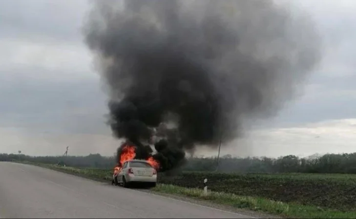 Ուկրաինական ԱԹՍ-ն հարձակվել է քաղաքացիական մեքենայի վրա Կուրսկի շրջանում