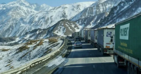 Վերին Լարսի անցակետում 2500 բեռնատար սպասում է անցման հերթին