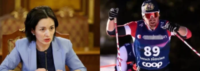 ԿԳՄՍ նախարարը՝ «Ադրբեջան» բառը փակած և այդ պատճառով տուգանված դահուկորդի մասին