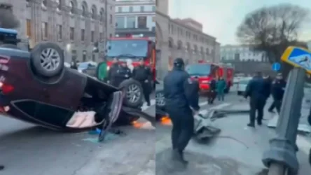 Ավտովթար՝ Հանրապետության հրապարակում. կա տուժած