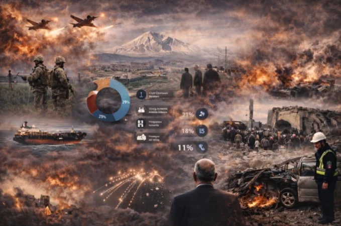 Լուրերը մեկ տողով. Հարցումներ Հայաստանում, պատերազմական լարվածություն Մերձավոր Արևելքում