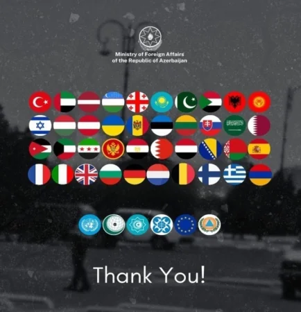 Ադրբեջանի ԱԳՆ-ն շնորհակալություն է հայտնել Հայաստանին