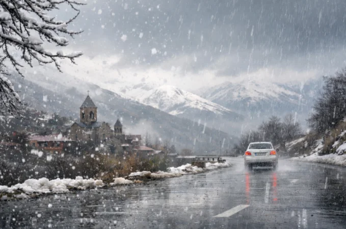 Սպասվում է ձյուն, ձնախառն անձրևի և անձրև. եղանակը Հայաստանում