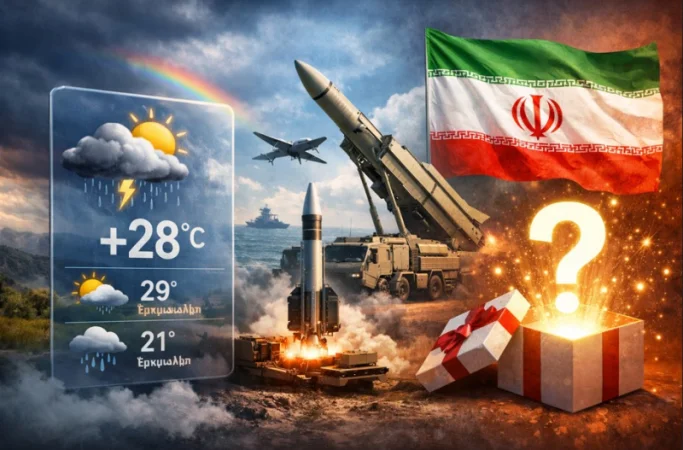 Լուրերը մեկ տողով.  Եղանակային կանխատեսումներ, Իրանը հայտարարել է նոր զինատեսակի կիրառման  մասին, Իրանը ակնարկել է առաջիկա «անակնկալների» մասին 