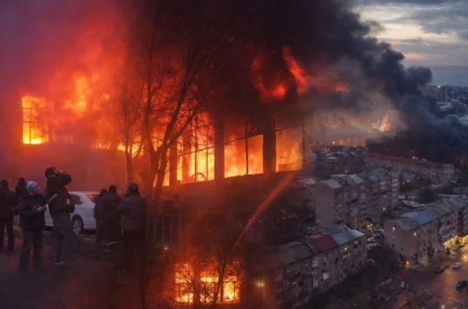 «Կանազ» մշակույթի տան հրդեհի գործով 3 կասկածյալ է հայտնաբերվել