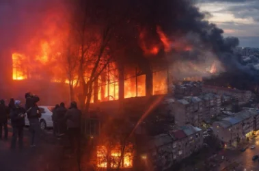 «Կանազ» մշակույթի տան հրդեհի գործով 3 կասկածյալ է հայտնաբերվել