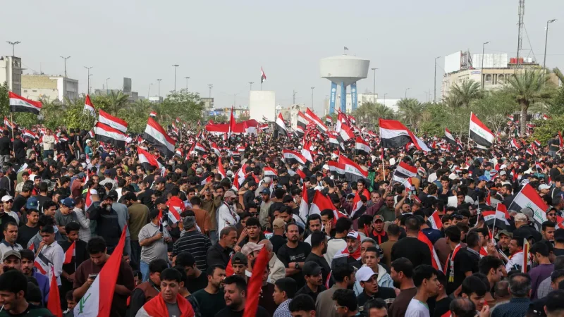 Իրաքում զանգվածային ցույցեր՝ ԱՄՆ-ի և Իսրայելի դեմ