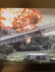 ՏԵՍԱՆՅՈՒԹ. Հզոր պայթյուն՝ Պանամայի ջրանցքի կամրջի տակ